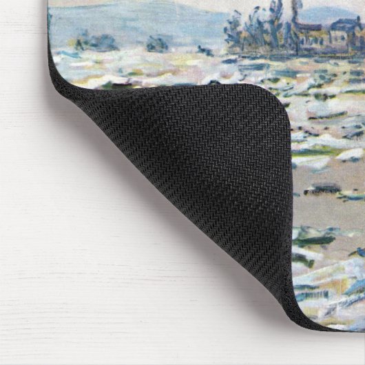 Das Aufbrechen des Eises von Claude Monet Mousepad (Ecke)