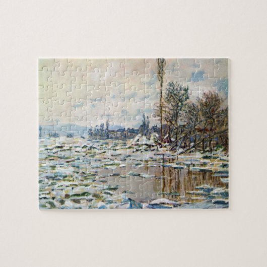 Das Aufbrechen des Eises von Claude Monet Puzzle (Horizontal)