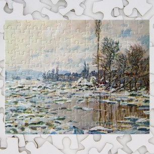 Das Aufbrechen des Eises von Claude Monet Puzzle