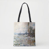 Das Aufbrechen des Eises von Claude Monet Tasche (Vorderseite)