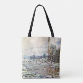 Das Aufbrechen des Eises von Claude Monet Tasche (Rückseite)