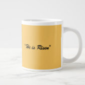 Das Auferstehungslicht: Jesus Christus aufersteht Jumbo-Tasse (Rechts)