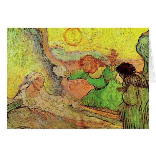 Das Aufheben von Lazarus durch Vincent van Gogh Ca (Vorderseite (Horizontal))