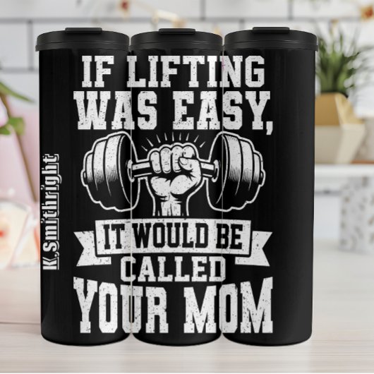 Das Aufheben war einfach, es hieß deine Mama Thermosbecher