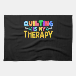 Das Aufhören ist meine Therapie Geburtstagsgesch Geschirrtuch
