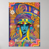 Das aufregende Kunst-Design-Poster des 60er-Pops Poster (Vorne)
