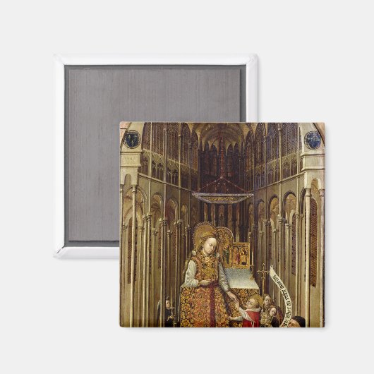 Das Aufrufen der Jungfrau Magnet (Vorderseite/Rückseite)