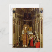 Das Aufrufen der Jungfrau Postkarte (Vorne/Hinten)