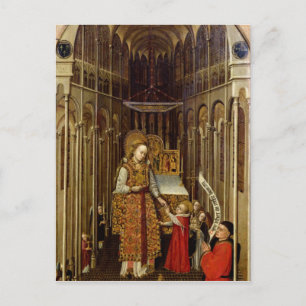 Das Aufrufen der Jungfrau Postkarte