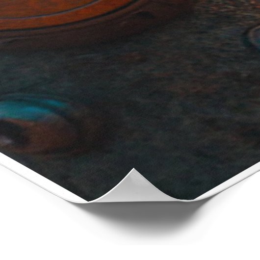 Das aufrufende, matte Poster (Ecke)