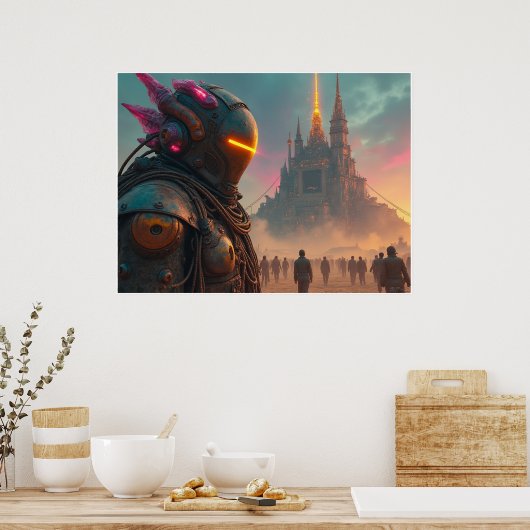 Das aufrufende, matte Poster (Küche)