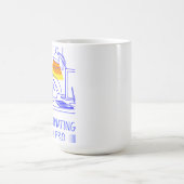 Das Aufschieben wie ein Pro (blau) Kaffeetasse (Mittel)