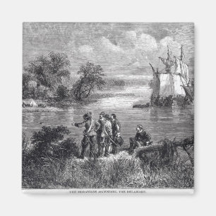 Das aufsteigende Moravians das Delaware Magnet