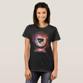 Das Auge der Initiative Womens kosmische Grundlage T-Shirt (Vorne ganz)