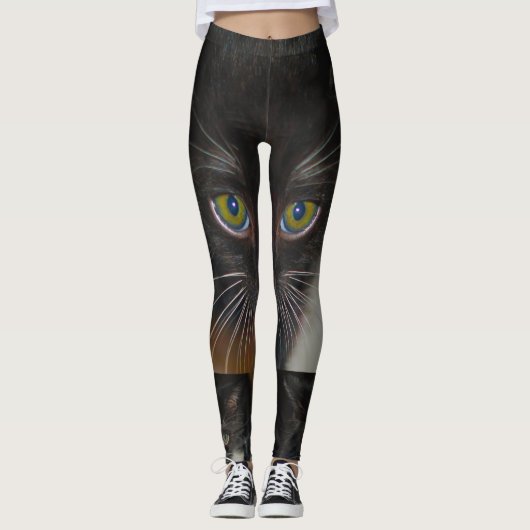 das Auge der Katze Leggings (Vorderseite)