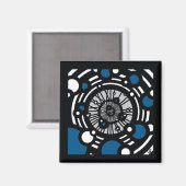 Das Auge der Zeit Magnet (Vorderseite/Rückseite)