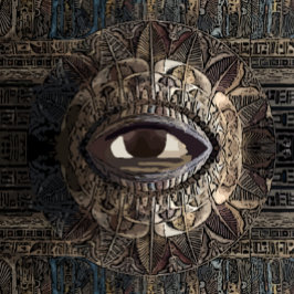 Das Auge des alten Ägyptens Leinwanddruck