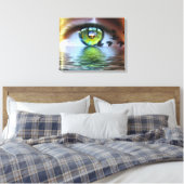 Das Auge des Betrachters Leinwanddruck (Insitu (Schlafzimmer))
