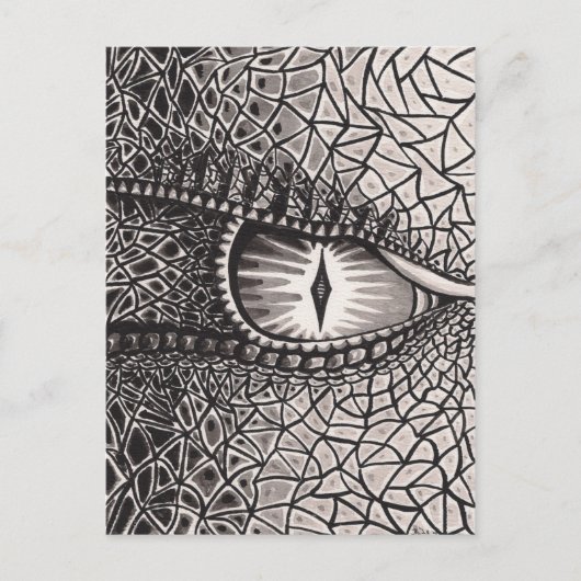 Das Auge des Drachen-Postkarte Postkarte (Vorderseite)