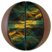 Das Auge des Dschungels Abstrakte Kunst Basketball (Vertikal)