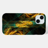 Das Auge des Dschungels Abstrakte Kunst Case-Mate iPhone Hülle (Rückseite (Horizontal))