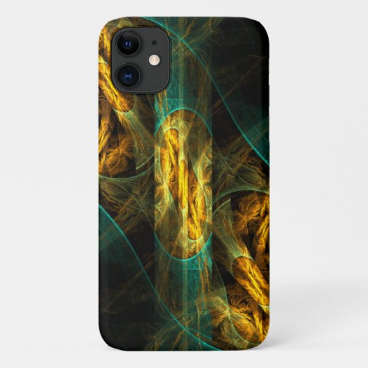 Das Auge des Dschungels Abstrakte Kunst Case-Mate iPhone Hülle (Rückseite)