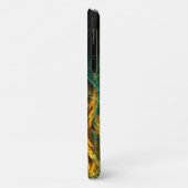 Das Auge des Dschungels Abstrakte Kunst Case-Mate iPhone Hülle (Hinten/Links)