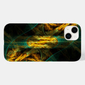 Das Auge des Dschungels Abstrakte Kunst Case-Mate iPhone Hülle (Rückseite (Horizontal))