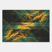 Das Auge des Dschungels Abstrakte Kunst Geschenkpapier Set (Vorderseite 2)