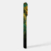 Das Auge des Dschungels Abstrakte Kunst iPhone Hülle (Rechte Seite)