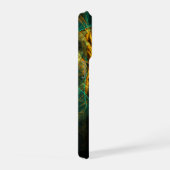 Das Auge des Dschungels Abstrakte Kunst iPhone Hülle (Rechte Seite)