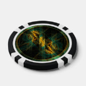 Das Auge des Dschungels Abstrakte Kunst Pokerchips (Einzeln)