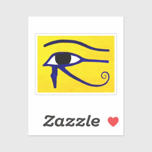 Das Auge des Horus Aufkleber (Blatt)