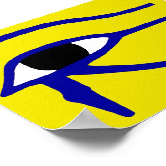 Das Auge des Horus Poster (Ecke)