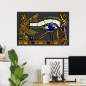 Das Auge des Horus Poster (Heimbüro)