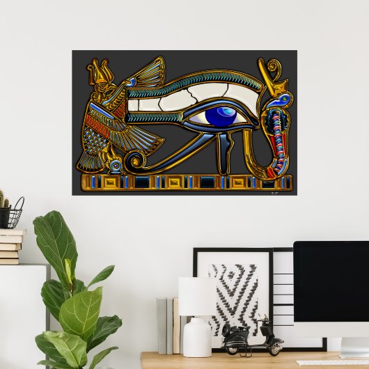 Das Auge des Horus Poster (Heimbüro)