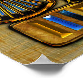 Das Auge des Horus Poster (Ecke)
