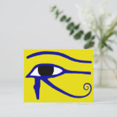 Das Auge des Horus Postkarte (Stehend Vorderseite)
