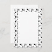 Das Auge des Horusmusters Dankeskarte (Vorne/Hinten)