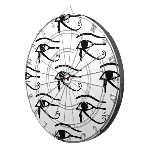 Das Auge des Horusmusters Dartscheibe (Vorderseite rechts)