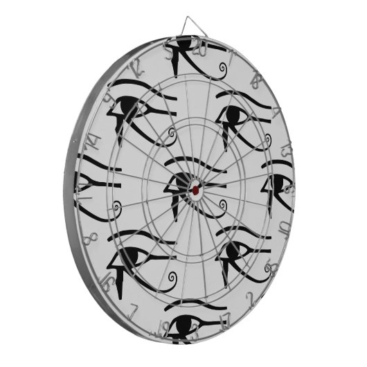 Das Auge des Horusmusters Dartscheibe (Vorderseite Links)
