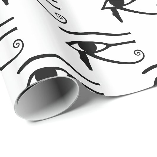 Das Auge des Horusmusters Geschenkpapier (Rolleneckpunkt)
