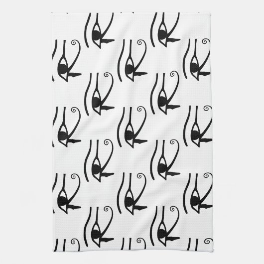 Das Auge des Horusmusters Handtuch (Vertikal)