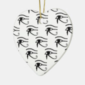 Das Auge des Horusmusters Keramik Ornament (Links)