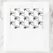 Das Auge des Horusmusters Rechteckiger Aufkleber (Tasche)