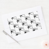 Das Auge des Horusmusters Rechteckiger Aufkleber (Umschlag)