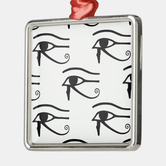 Das Auge des Horusmusters Silbernes Ornament (Links)