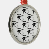 Das Auge des Horusmusters Silbernes Ornament (Rechts)