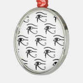 Das Auge des Horusmusters Silbernes Ornament (Links)
