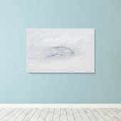 Das Auge des Hurrikans BIll Leinwanddruck (Insitu (Holzboden))